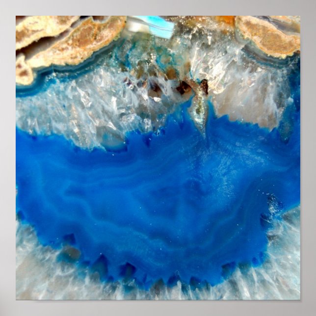 Affiche cristal bleu (Devant)