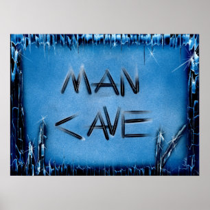 Affiche Cristal Man Cave