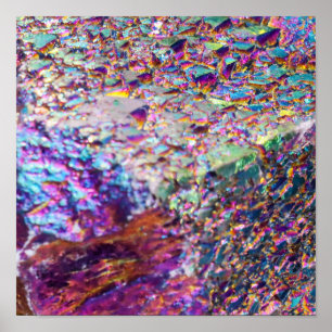 Affiche Cristaux arc-en-ciel Aura
