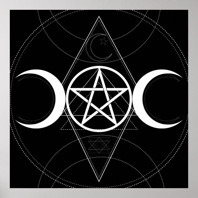 Affiche Cristaux d'énergie magiques Pierres de cristal arc (Devant)