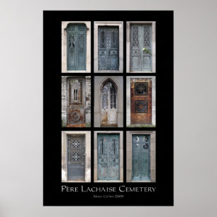 Affiche Criston du cimetière du Père Lachaise Imprimer
