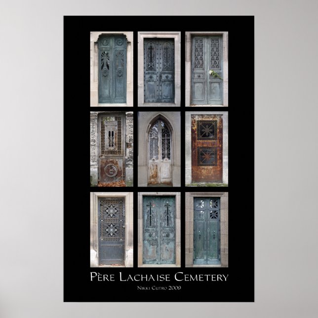 Affiche Criston du cimetière du Père Lachaise Imprimer (Devant)