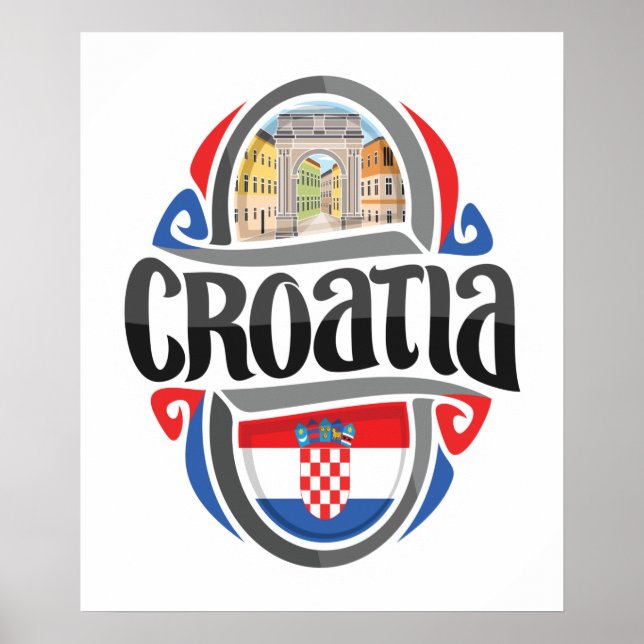 Affiche Croatie (Devant)