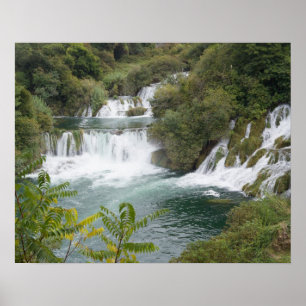 Affiche Croatie, Dalmatie, Parc national des chutes Krka