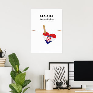 Affiche Croatie Hrvatska