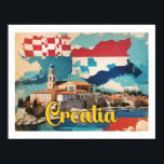 Affiche Croatie Illustration de voyage Pop Art<br><div class="desc">Croatie Illustration de voyage Pop Art</div>