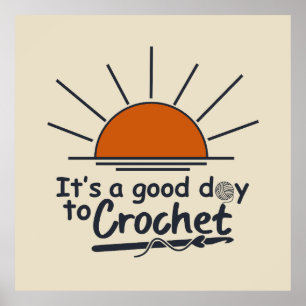 Affiche crochet drôle