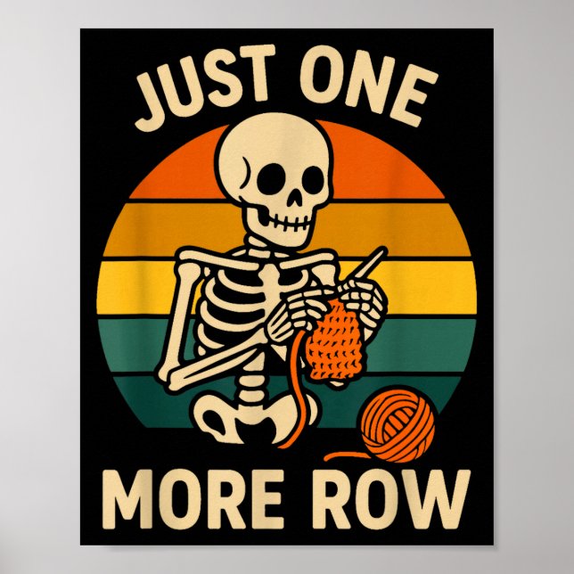 Affiche Crochetant plus de crochet juste squelette amoureu (Devant)