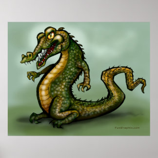 Affiche Crocodile