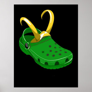 Affiche Crocs Croki X Loki