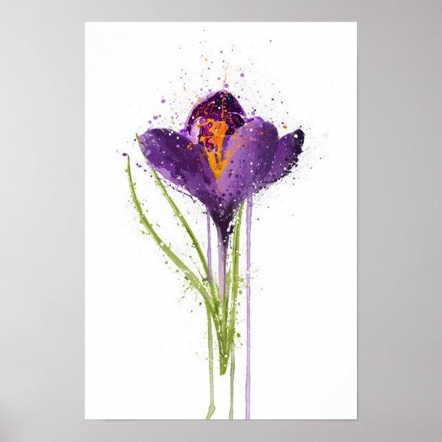 Affiche Crocus (Devant)