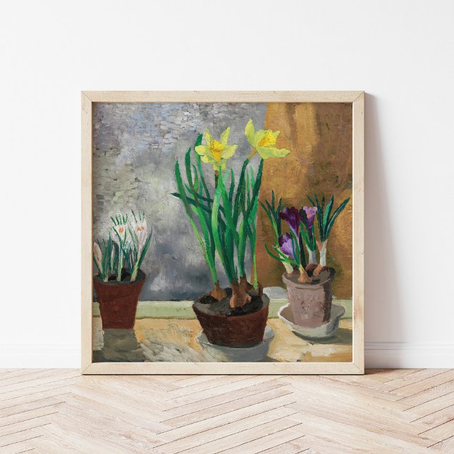 Affiche Crocus et Daffodils dans les pots | Christopher Wo (Créateur téléchargé)