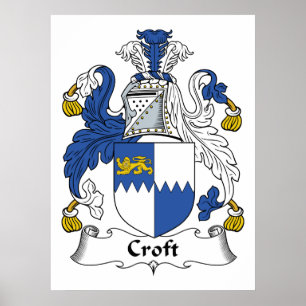 Affiche Croft Family Crest