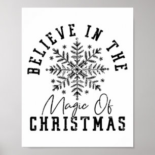 Affiche Croire À La Magie De Noël