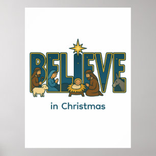 Affiche Croire à la Nativité