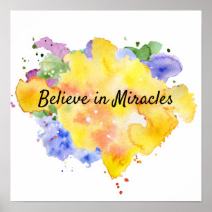 Affiche Croire aux miracles