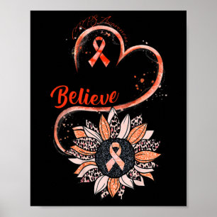Affiche Croire Crps Sensibilisation Orange Ribbon Tourneso