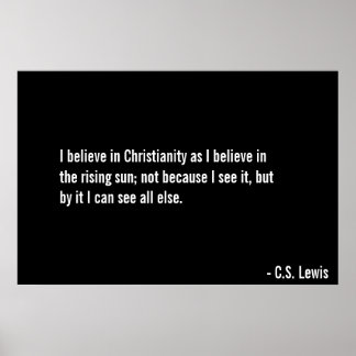 Affiche Croire en Christ