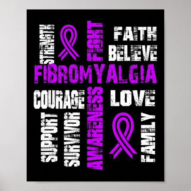 Affiche Croire Et Combattre La Fibromyalgie (Devant)