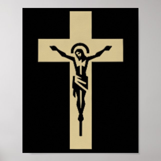 Affiche Croire la Croix chrétienne Jésus Christ Chrétiens  (Devant)