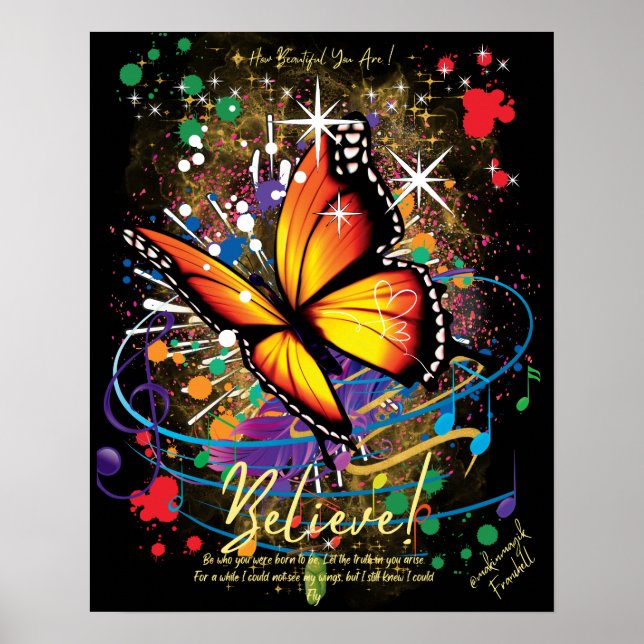 Affiche Croire l'affiche papillon (Devant)