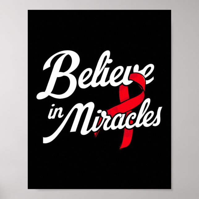 Affiche Crois Aux Miracles. Sensibilisation au cancer du s (Devant)
