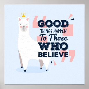 Affiche Crois Llama