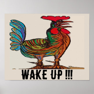 Affiche Croisement de coq, modifier le texte,