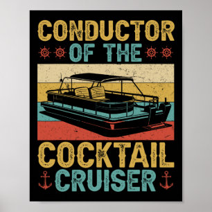 Affiche Croiseur de queue de chef d'orchestre capitaine de