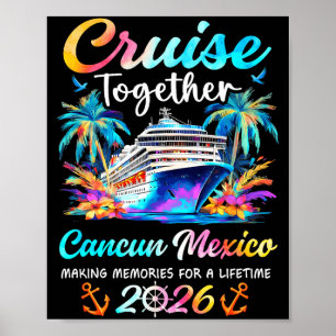 Affiche Croisière à Cancun 2026 vacances en famille en cro