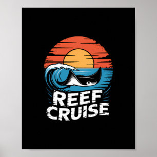 Affiche Croisière à la découverte des raies du récif sous