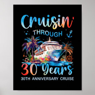 Affiche Croisière à travers 30 ans Croisière 30e anniversa