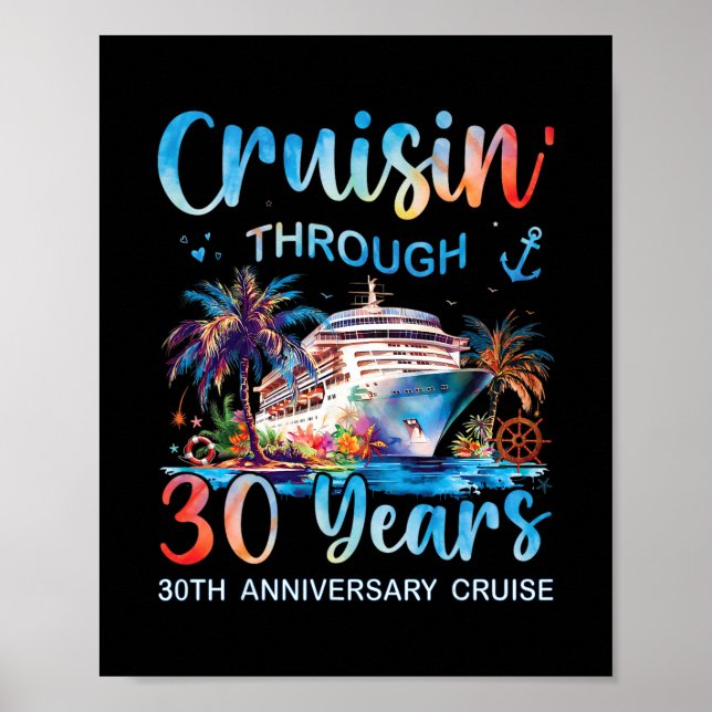 Affiche Croisière à travers 30 ans Croisière 30e anniversa (Devant)