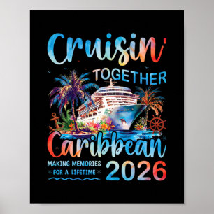 Affiche Croisière aux Caraïbes 2026 Vacances en famille Cr