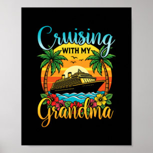 Affiche Croisière avec ma grand-mère Vacances en croisière