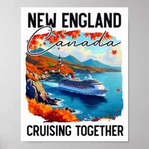 Affiche Croisière Canada Nouvelle-Angleterre, Croisière en