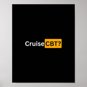 Affiche Croisière Cbt - Y Croisière Cadeaux Bon Voyage 