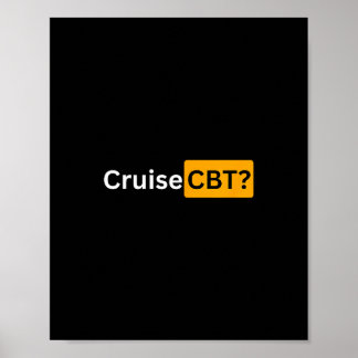 Affiche Croisière Cbt - Y Croisière Cadeaux Bon Voyage 
