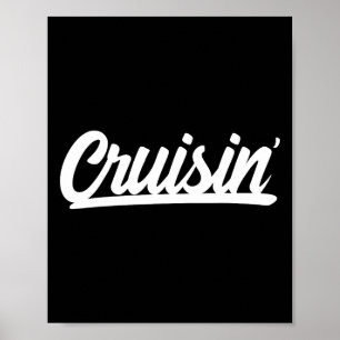 Affiche Croisière cool Pour Clubs Voitures Ou Croisière En