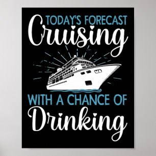Affiche Croisière cool Pour Hommes Femmes Famille Croisièr