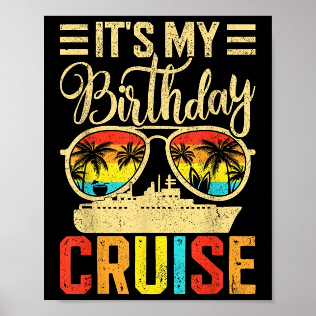 Affiche Croisière d'anniversaire 2025 Jeu de jumelage fami (Devant)
