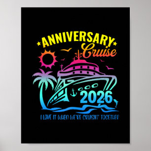 Affiche Croisière d'anniversaire 2026 Créer des souvenirs