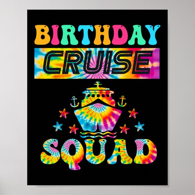 Affiche Croisière d'Anniversaire Croisière Vacances Corres (Devant)