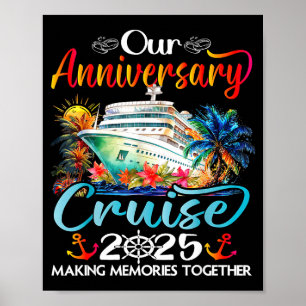 Affiche Croisière d'anniversaire mari femme couples croisi