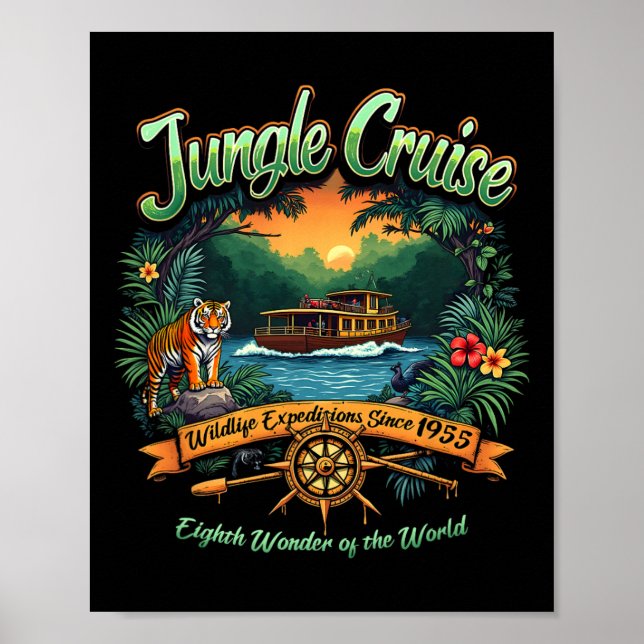 Affiche Croisière dans le parc Vbs 2025 faune et flore vin (Devant)