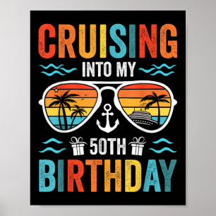 Affiche Croisière dans mon 50e anniversaire croisière en f