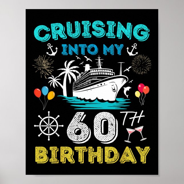 Affiche Croisière Dans Mon 60e anniversaire Croisière 60 A (Devant)