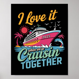 Affiche Croisière de correspondance familiale 2025 J'adore