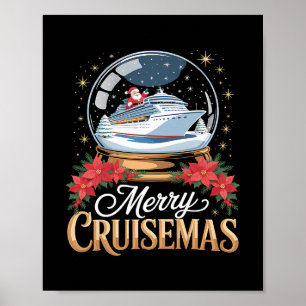 Affiche Croisière de Cruisemas joyeuse et amusante pour to