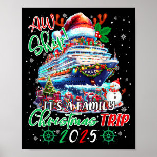 Affiche Croisière de famille Aw Ship C'est une croisière d